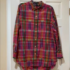 Lauren Long Sleeve button down - longer length!